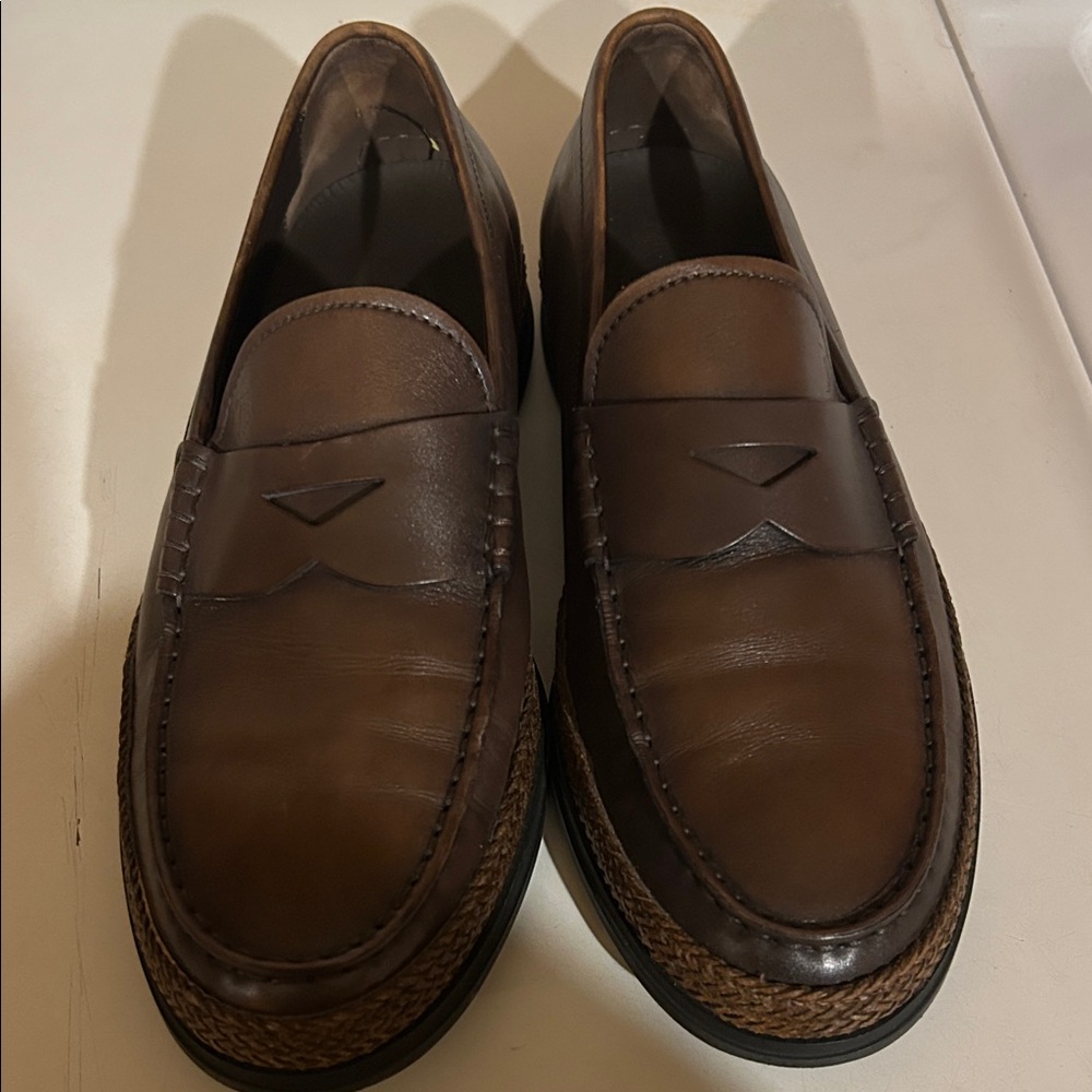 Tod's Rich Brown Leather Slip-On Loafers